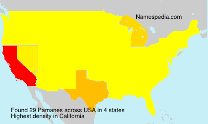 Surname Pamanes in USA Surname Pamanes in USA