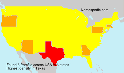 Surname Pamfile in USA Surname Pamfile in USA