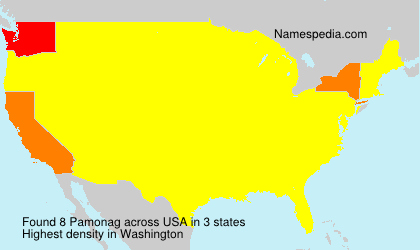 Surname Pamonag in USA Surname Pamonag in USA