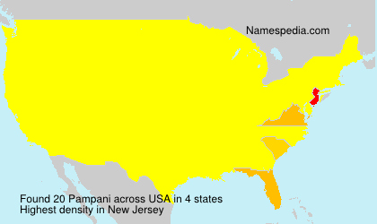 Surname Pampani in USA Surname Pampani in USA