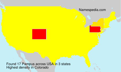 Surname Pampus in USA Surname Pampus in USA