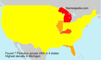 Surname Pamukov in USA Surname Pamukov in USA