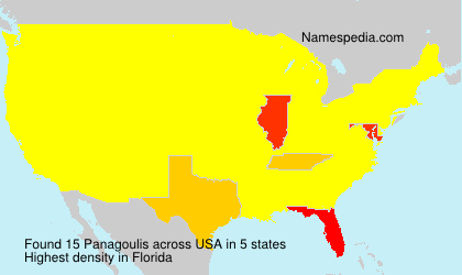 Surname Panagoulis in USA Surname Panagoulis in USA