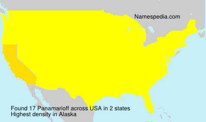 Surname Panamarioff in USA Surname Panamarioff in USA