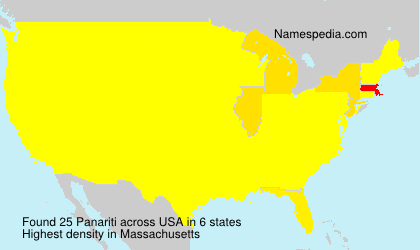 Surname Panariti in USA Surname Panariti in USA