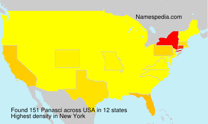 Surname Panasci in USA Surname Panasci in USA