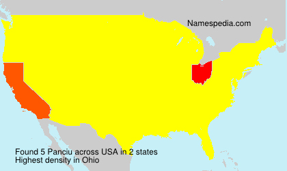 Surname Panciu in USA Surname Panciu in USA
