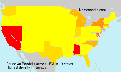 Surname Pandelis in USA Surname Pandelis in USA