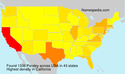 Surname Pandey in USA Surname Pandey in USA