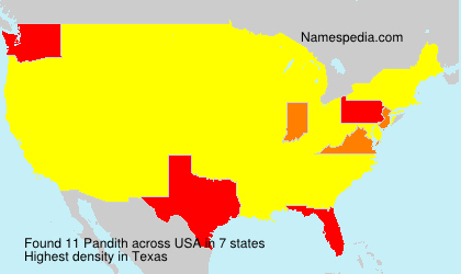 Surname Pandith in USA Surname Pandith in USA