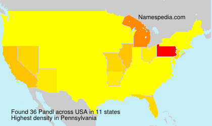 Surname Pandl in USA Surname Pandl in USA