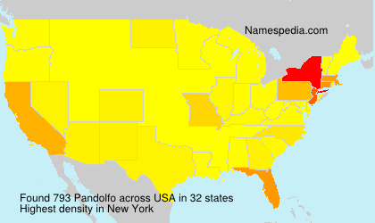 Surname Pandolfo in USA Surname Pandolfo in USA