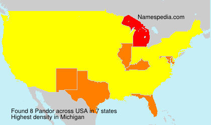 Surname Pandor in USA Surname Pandor in USA