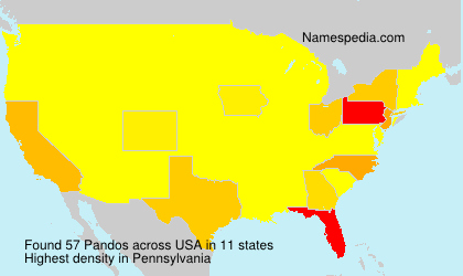 Surname Pandos in USA Surname Pandos in USA