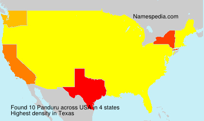 Surname Panduru in USA Surname Panduru in USA