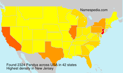 Surname Pandya in USA Surname Pandya in USA