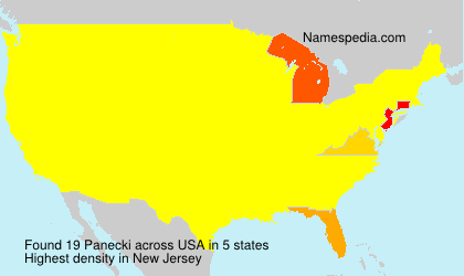 Surname Panecki in USA Surname Panecki in USA