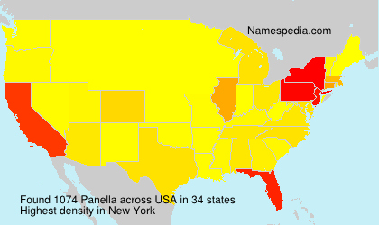 Surname Panella in USA Surname Panella in USA