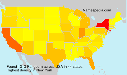 Surname Pangburn in USA
