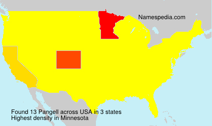Surname Pangell in USA Surname Pangell in USA