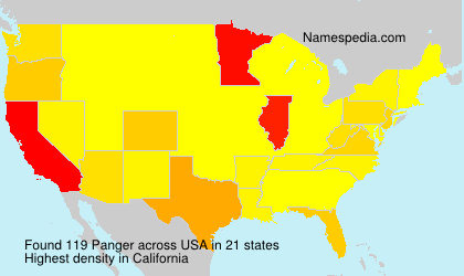 Surname Panger in USA Surname Panger in USA