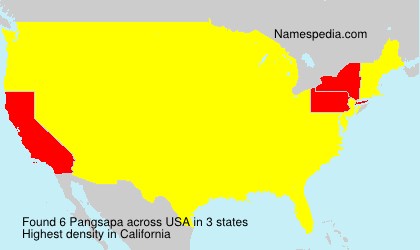 Surname Pangsapa in USA Surname Pangsapa in USA