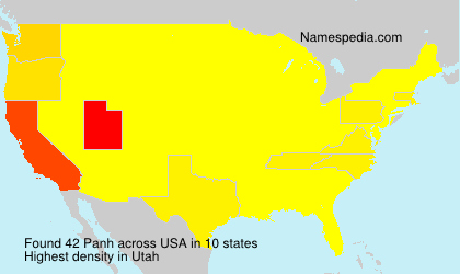 Surname Panh in USA Surname Panh in USA