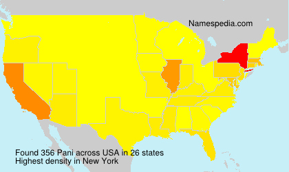 Surname Pani in USA Surname Pani in USA