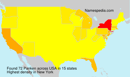 Surname Panken in USA Surname Panken in USA