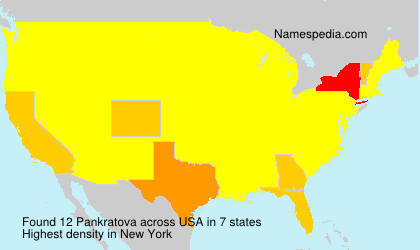 Surname Pankratova in USA Surname Pankratova in USA