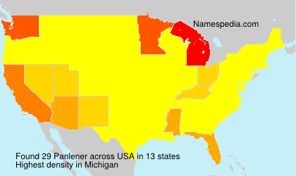 Surname Panlener in USA Surname Panlener in USA
