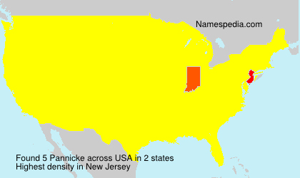 Surname Pannicke in USA Surname Pannicke in USA