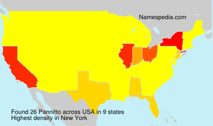 Surname Pannitto in USA Surname Pannitto in USA