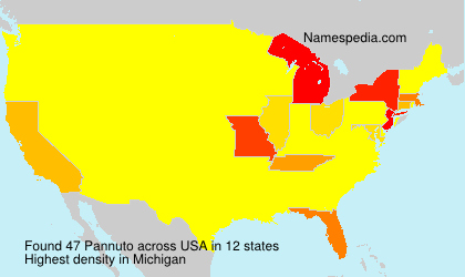 Surname Pannuto in USA Surname Pannuto in USA