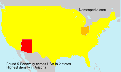 Surname Panovsky in USA Surname Panovsky in USA