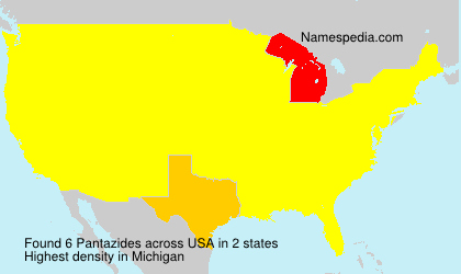 Surname Pantazides in USA Surname Pantazides in USA