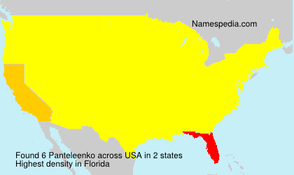 Surname Panteleenko in USA Surname Panteleenko in USA