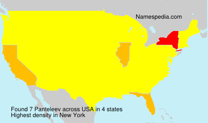 Surname Panteleev in USA Surname Panteleev in USA