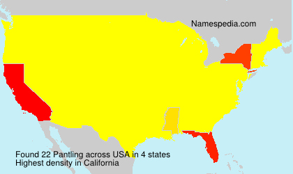 Surname Pantling in USA Surname Pantling in USA