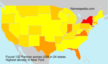 Surname Pantzer in USA Surname Pantzer in USA