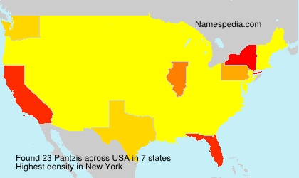 Surname Pantzis in USA Surname Pantzis in USA