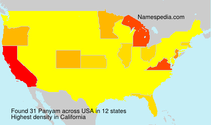 Surname Panyam in USA Surname Panyam in USA