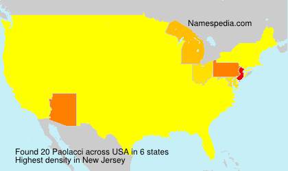Surname Paolacci in USA Surname Paolacci in USA