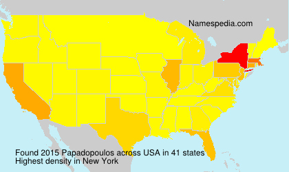 Surname Papadopoulos in USA Surname Papadopoulos in USA
