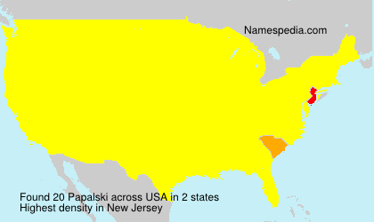 Surname Papalski in USA Surname Papalski in USA