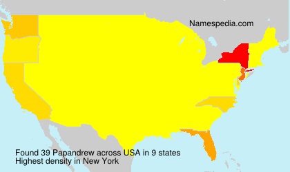 Surname Papandrew in USA Surname Papandrew in USA