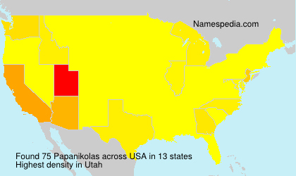 Surname Papanikolas in USA Surname Papanikolas in USA