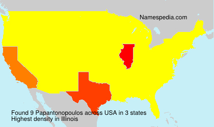 Surname Papantonopoulos in USA Surname Papantonopoulos in USA