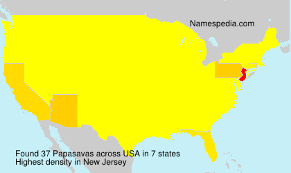 Surname Papasavas in USA Surname Papasavas in USA
