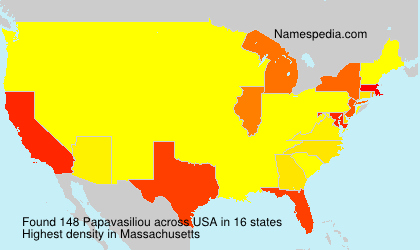 Surname Papavasiliou in USA Surname Papavasiliou in USA
